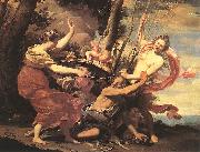Simon Vouet Father Time Overcome by Love, Hope and Beauty oil painting picture wholesale